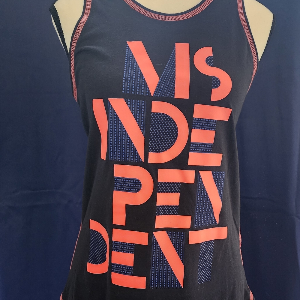 Zumba Fitness Black and Pink Tank Top